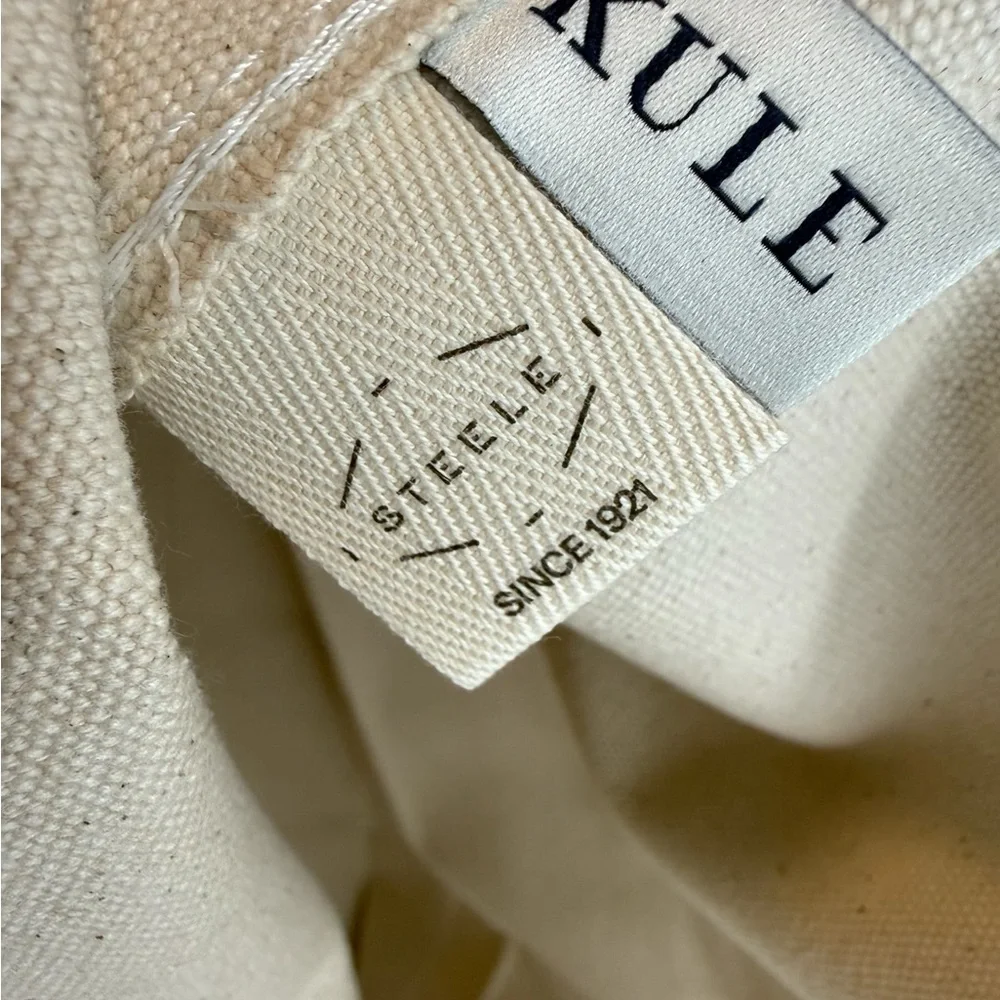 Kule x Caffè Panna Large Canvas Tote NYC Ice Cream Collab Bag Quiet Luxury NEW